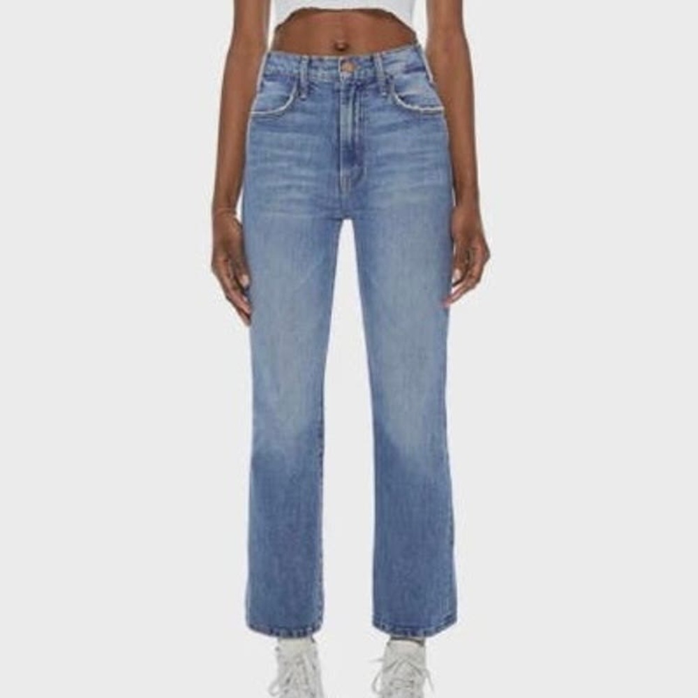 MOTHER Blue Ankle & Cropped Jeans